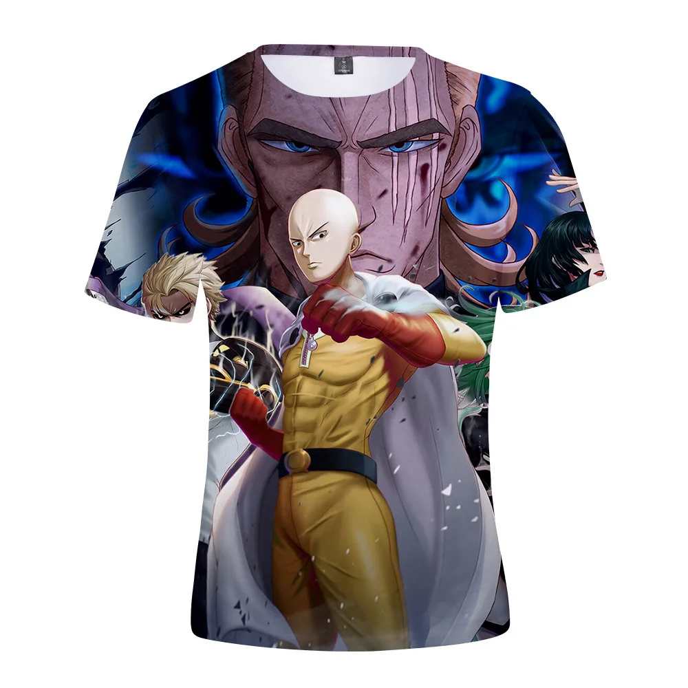 

2020 Summer ONE PUNCH-MAN 3D Print T Shirt Men Women Tees Short Sleeve Casual T Shirt New Fashion High Quality Tops O-neck