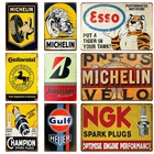 NGK Аксессуары для мотоциклов Ретро металлический знак Оловянная табличка металлический декор для стен в винтажном стиле декор плакат пластины человек пещера в стиле потертый шик