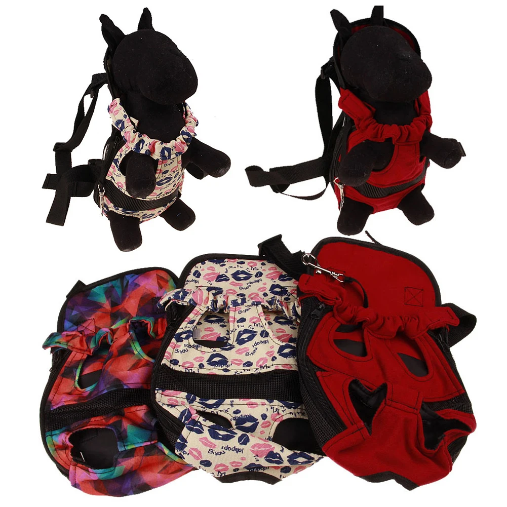 Портативный рюкзак-переноска для собак регулируемая сумка на плечо дорожная