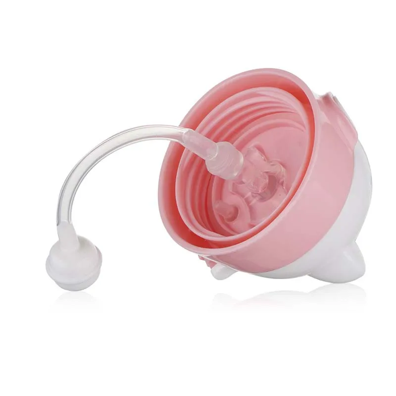 270 мл чашка младенца милые дети учатся питьевой воды соломы ручка бутылки