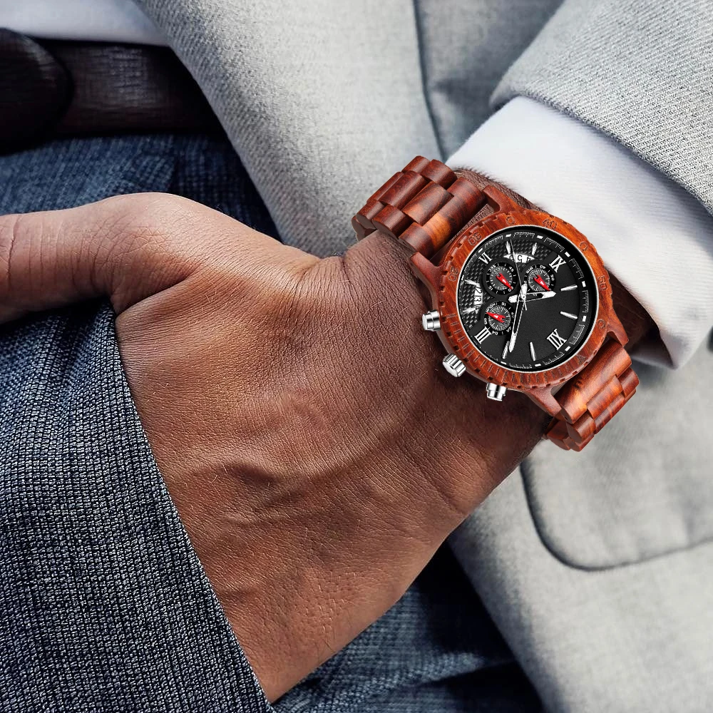 Часы наручные мужские с большим циферблатом креативные кварцевые спортивные 3