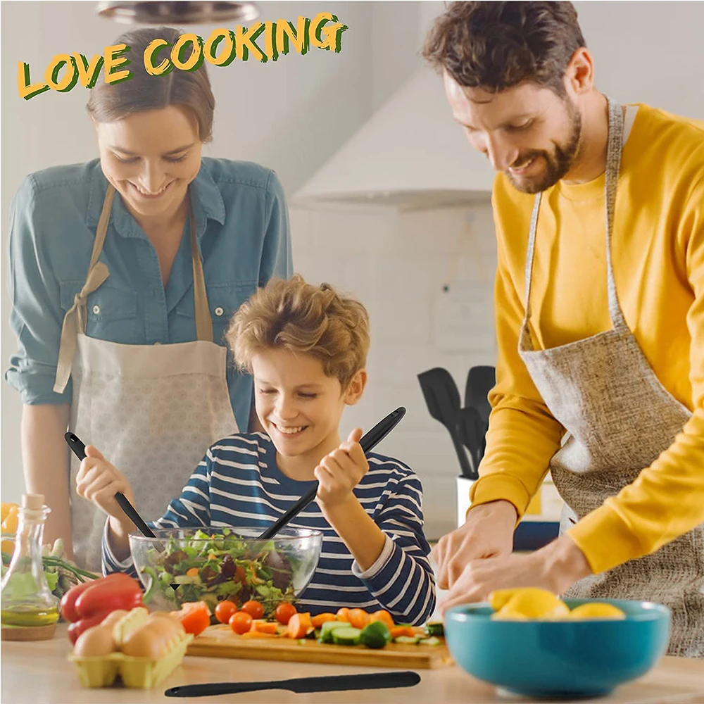 Набор кухонных предметов Силиконовые скребки не содержат БФА антипригарные из