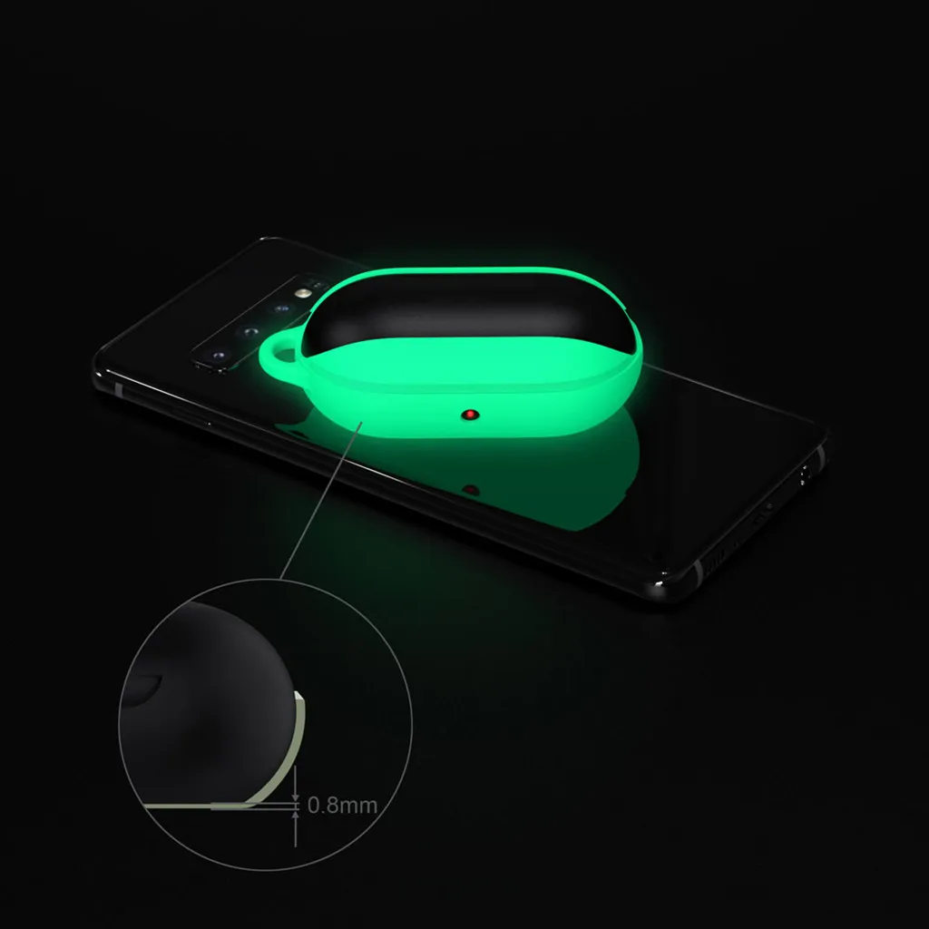 Силиконовый защитный чехол для Samsung Galaxy Buds + Night bright|Аксессуары наушников| |