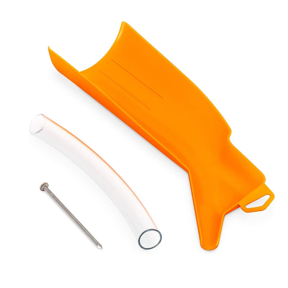 

1 Set Durable Three-Piece Oil Injection And Oil Change Funnel Fill Funnel Set Orange Oil Filler Set For Motorcycle