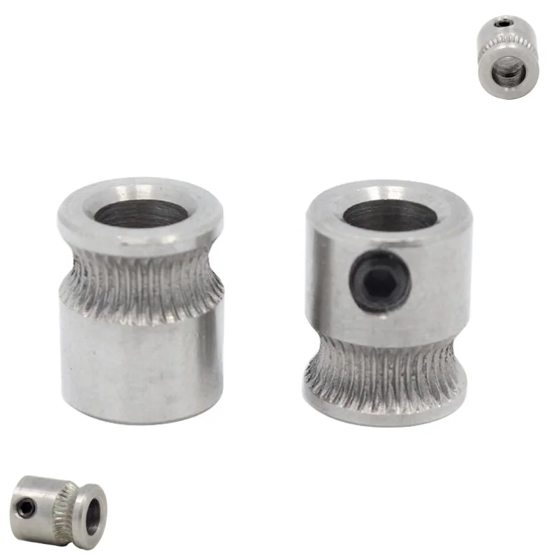 

RAMPS 2pcs MK8 MK7 Feeder Gear Bore 5mm Extruder Pulley M4 Screw Use For 1.75mm 3.0mm Filament 3D Printer Extrusion Wheels