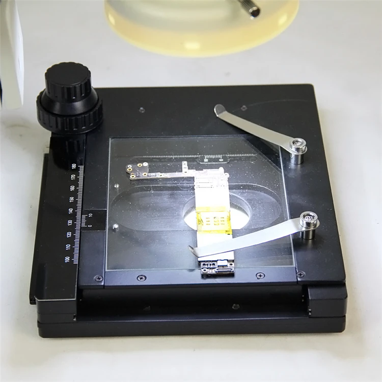 

LY 45L Long Arm Move Electronic Digital Display 7-45x Zoom Operating CPU Maintenance Tools ccd camera BGA Microscope