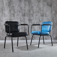 american industrial wind hotel dining chair retro wrought iron office leisure back cafe chair designer creative chair