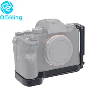 bgning l type professional bracket tripod quick release plate head base handle grip for sony a92 a9ii a6600 slr camera accessory