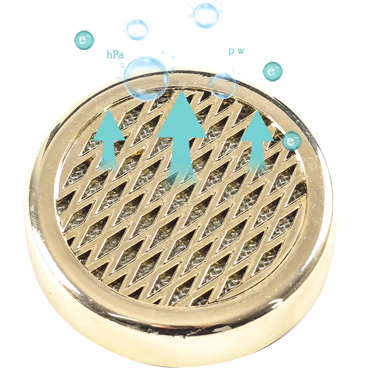 Новые 1 шт. Humidor гаджеты круглые пластиковые сигареты увлажнитель сигары золотой