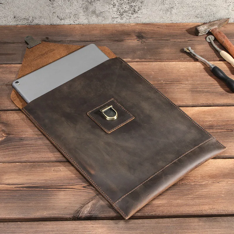 Роскошный Ретро чехол из коровьей кожи для ipad pro 12 9 inchTablet Sleeve Pouch Notebook Case Bag |