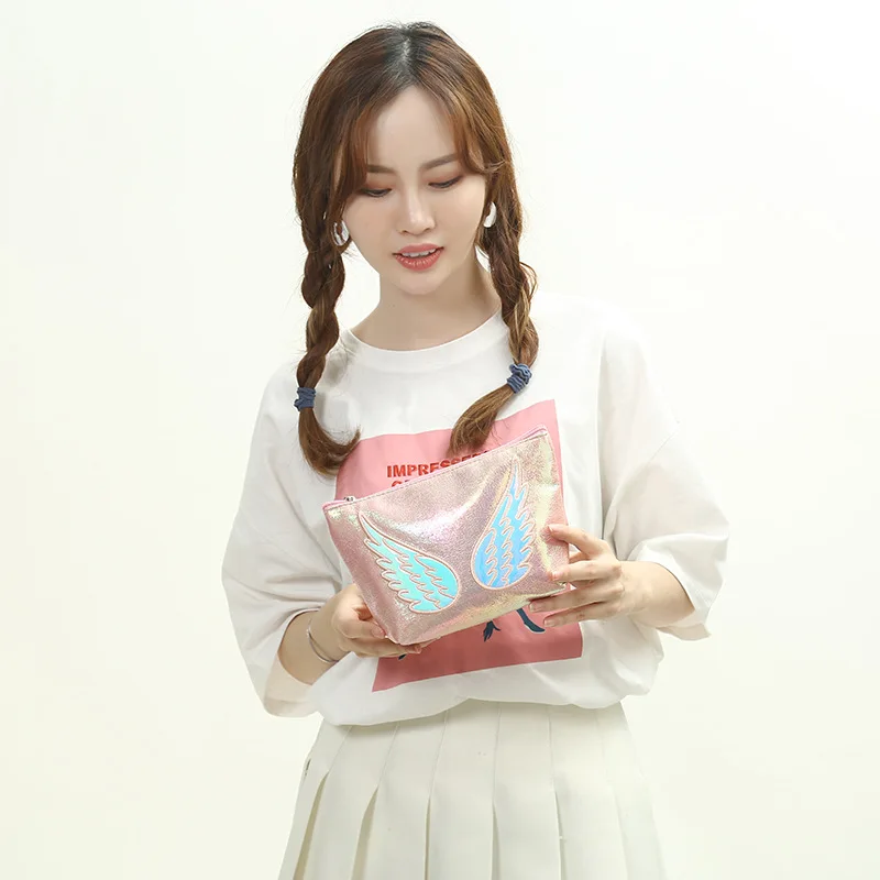 Шестигранный чехол оболочка карандаш косметический клатч с лазерной вышивкой