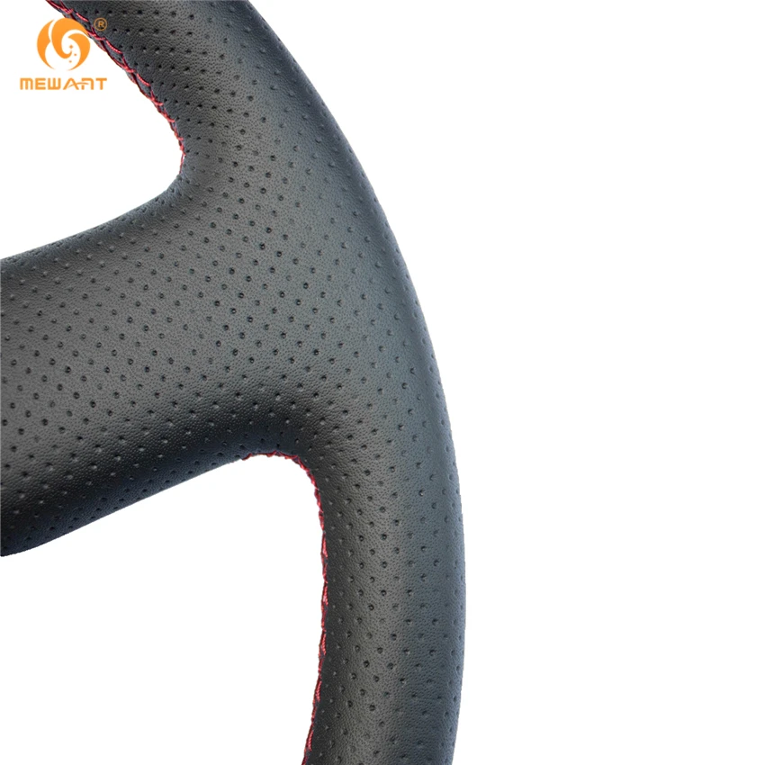 MEWANT черный чехол рулевого колеса автомобиля из искусственной кожи для Honda City 2002