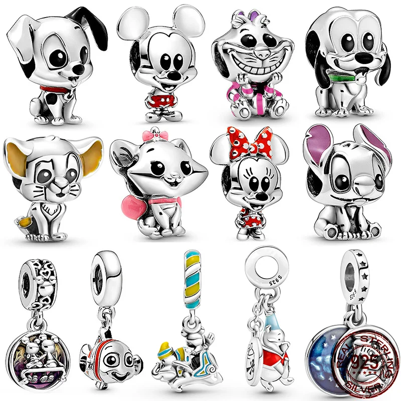 

2021 New Cartoon Character Pendant Beads Suitable For Original Pandora Genuine 925 Sterling Silver Fashion Jewelry Gifts