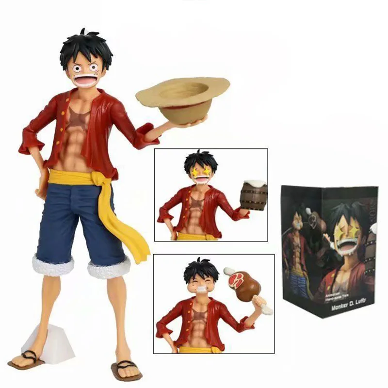 

28cm Anime One Piece Monkey D. Luffy Grandista The Grandline Men Luffy Grandista Nero Action Figure PVC Collection Model Toys