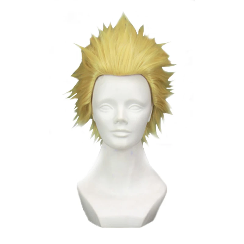 Парик для косплея Archer Gilgamesh Fate/stay Night термостойкие волосы с золотым пушистым