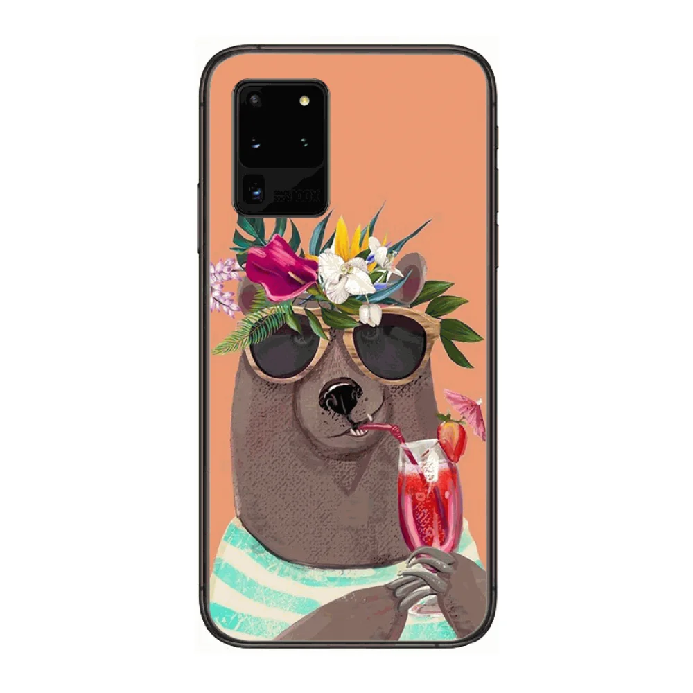 

Interesting Funny Phone cover hull For SamSung Galaxy S 6 7 8 9 10 20 Plus Edge E 5G Lite Ultra black soft bumper