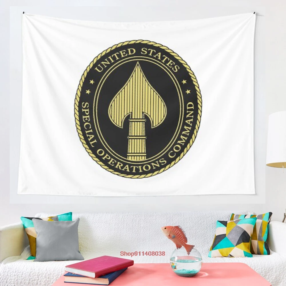 

Декоративный гобелен в стиле хиппи команды спецопераций США