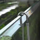 Аквариумная трубка, U-образный разъем из нержавеющей стали для аэрации кислорода CO2 B85C