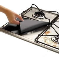 4pcs gas stove protectors reusable stove gas stove protector clean mat pad protection kitchen tool