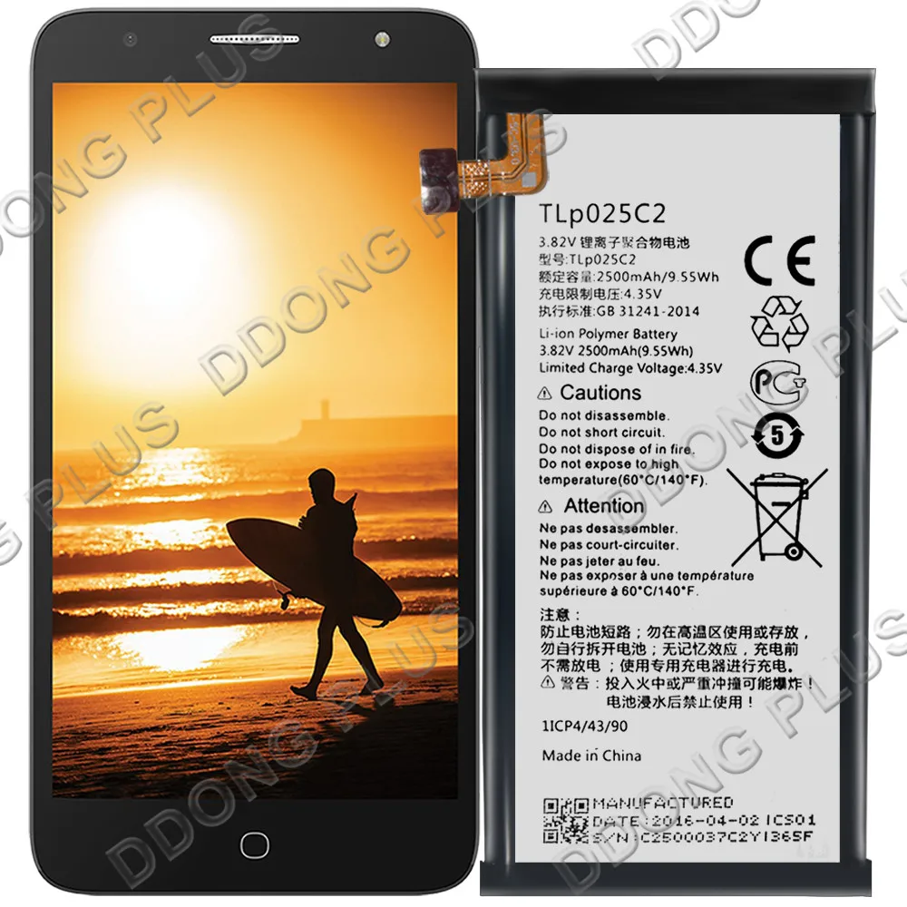 Аккумулятор TLp025C2 5065 Вт для Alcatel One Touch POP 3 | Мобильные телефоны и аксессуары