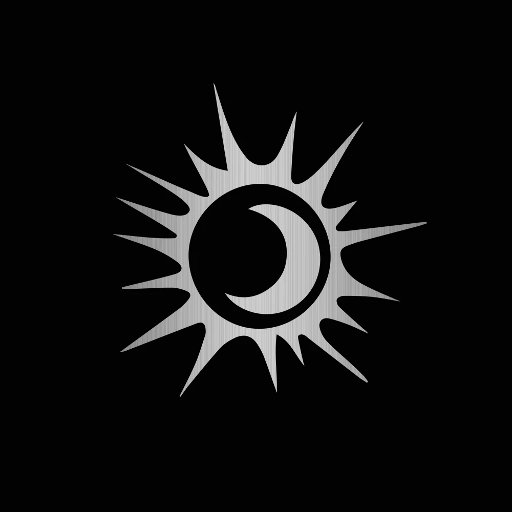 WIPERSIGNS луна в солнце наклейки на бампер автомобиля и для стайлинга декоративные