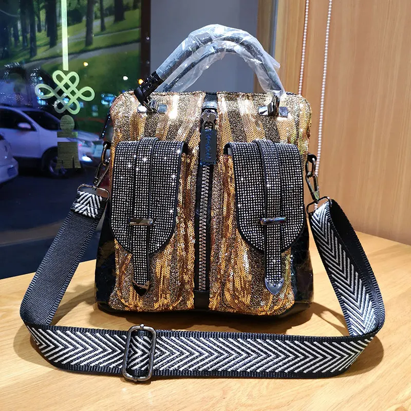 Женские вместительные сумки 2019 сумка тоут через плечо Мытые мессенджеры из