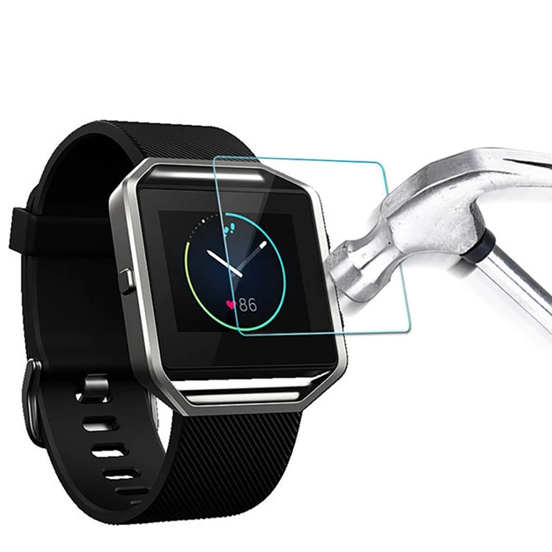 [Комплект из 2] закаленная пленка для экрана часов Fitbit Blaze защита закаленного