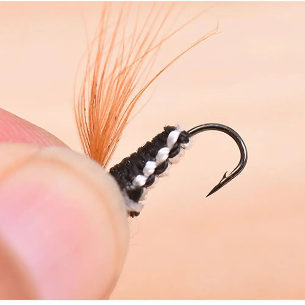 40 шт./компл. крючки для ловли нахлыстом приманки искусственные карпа форели