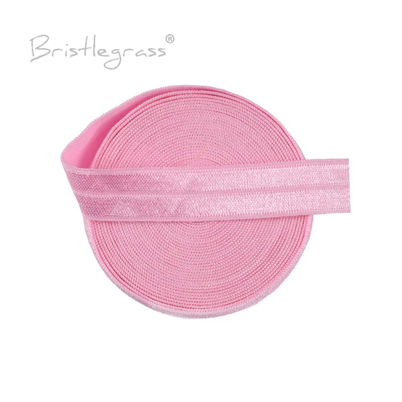 Эластичная атласная лента для волос розовая 5 ярдов 5/8 дюйма 15 мм |