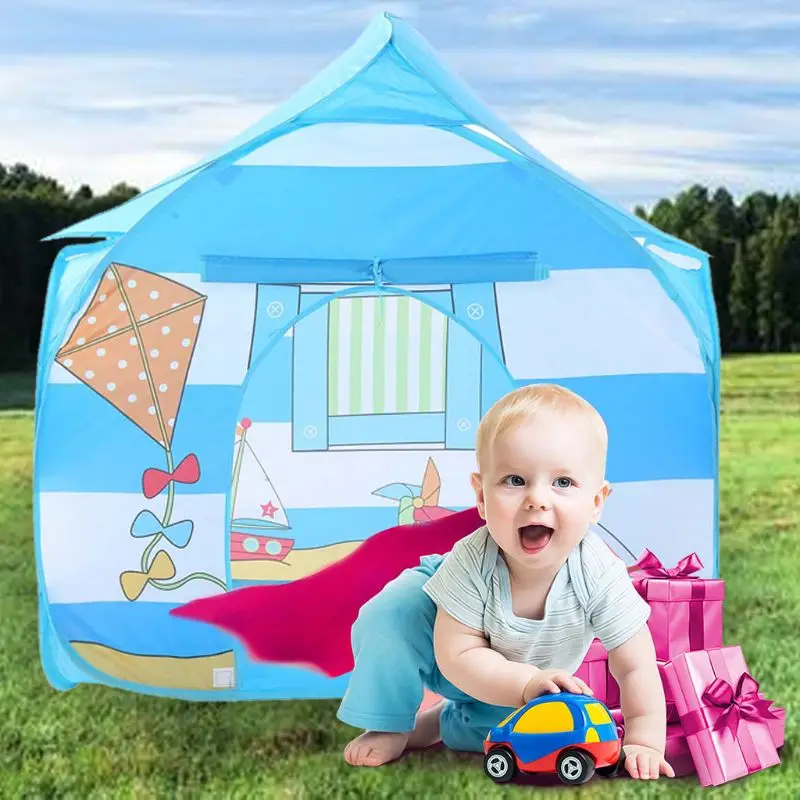 

Children Popup Tent Kids Boys Girls Cartoon Play House Outdoor Activities Indoor Foldable Game Tent Portable Playroom Wigwam