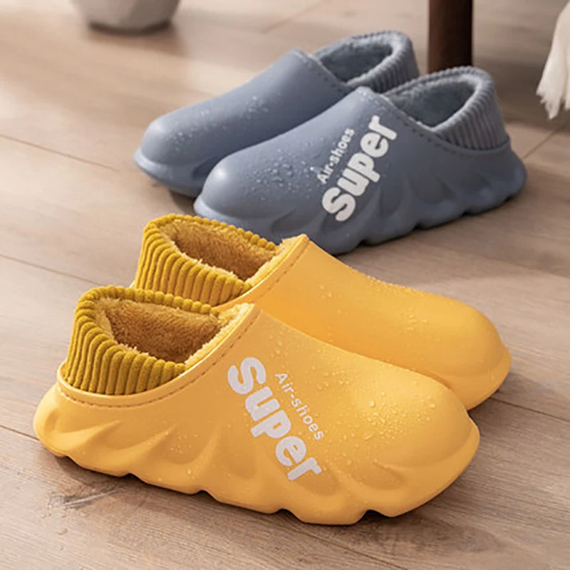 обувь женская зима тапочки для дома Тапочки мужские и женские зимние тапки