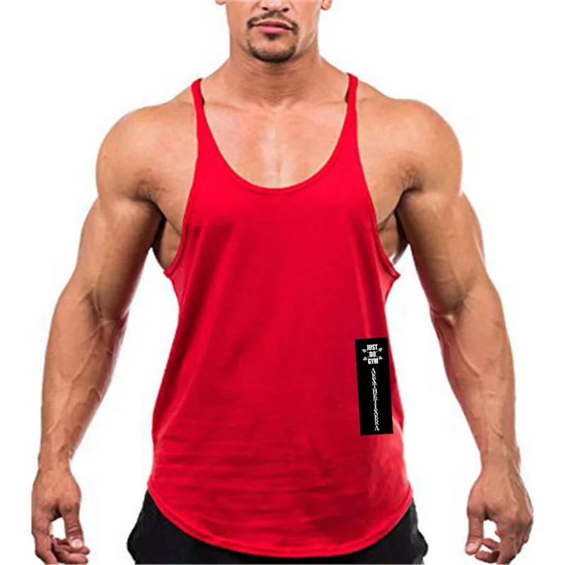 Брендовая одежда для тренажерного зала майка мужчин бодибилдинг фитнес без