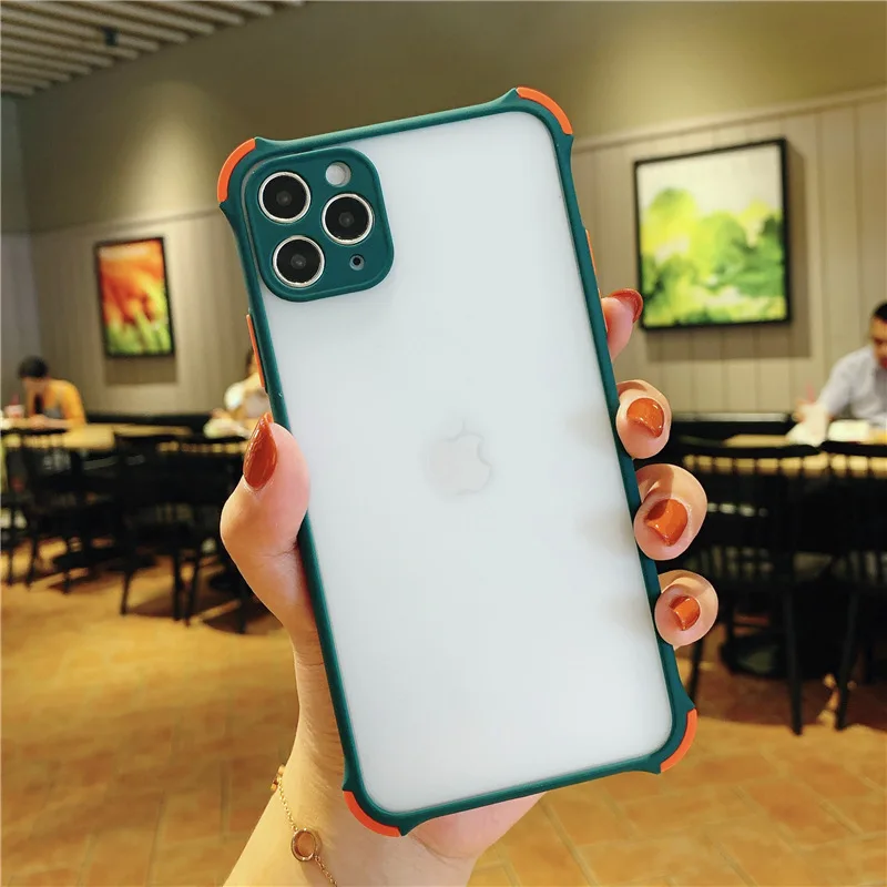 surface matte phone case for iphone 12 mini 11 pro max x xs xr 7 8 6 6s plus se 2020 coque soft silicone shockproof impact cover free global shipping