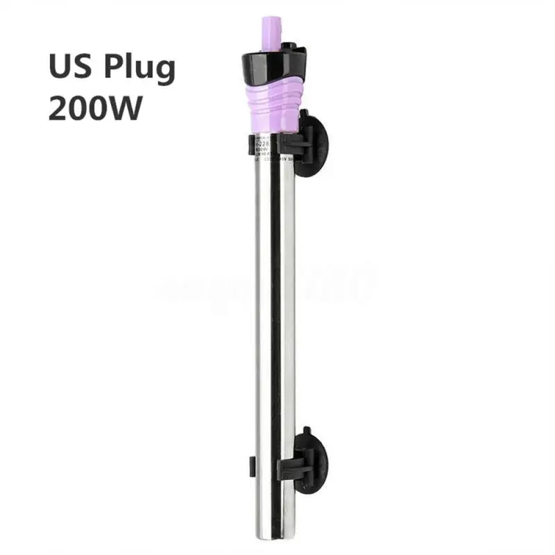 US 110v 200w Вилка стандарта ЕС/США 50/100/200/300/500W аквариума погружной водонагреватель постоянного Температура нагревательный стержень аквариума обогреватель - Цвет: US 110v 200w