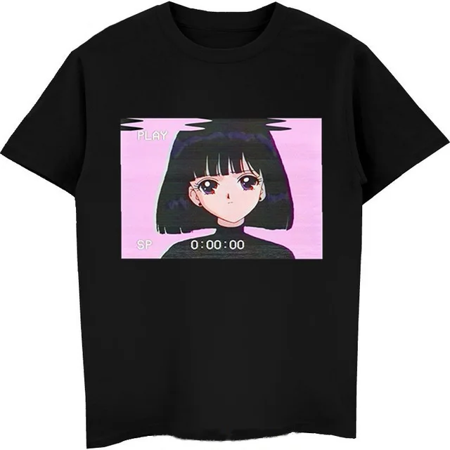 

Women Fashion Retro Harajuku Tops Summer Tops Graphic Tees Men Girl Boy Kawaii T-shirt Clothes Japanese Anime T Shirt
