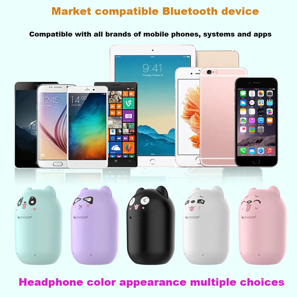 Blueteeth 5 0 гарнитура Беспроводные спортивные наушники мини стерео умное выключение