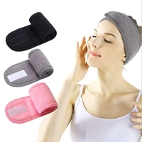 1pcs adjustable wide hairband yoga spa bath shower makeup wash face cosmetic headband for women ladies make up accessories