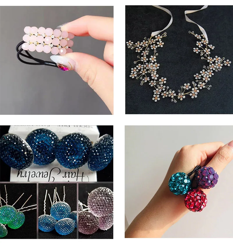 SS4 SS34 опал Цвет Стразы для дизайна ногтей (288 1440 шт.)/пакет с плоской задней частью