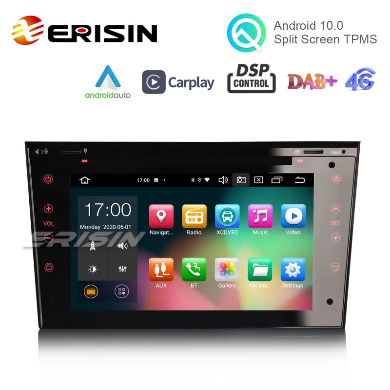 ES8173P 7 &quotAndroid 10 0 автомобильный DVD для Opel Signum Corsa CarPlay &amp Auto DSP OBD DAB + GPS