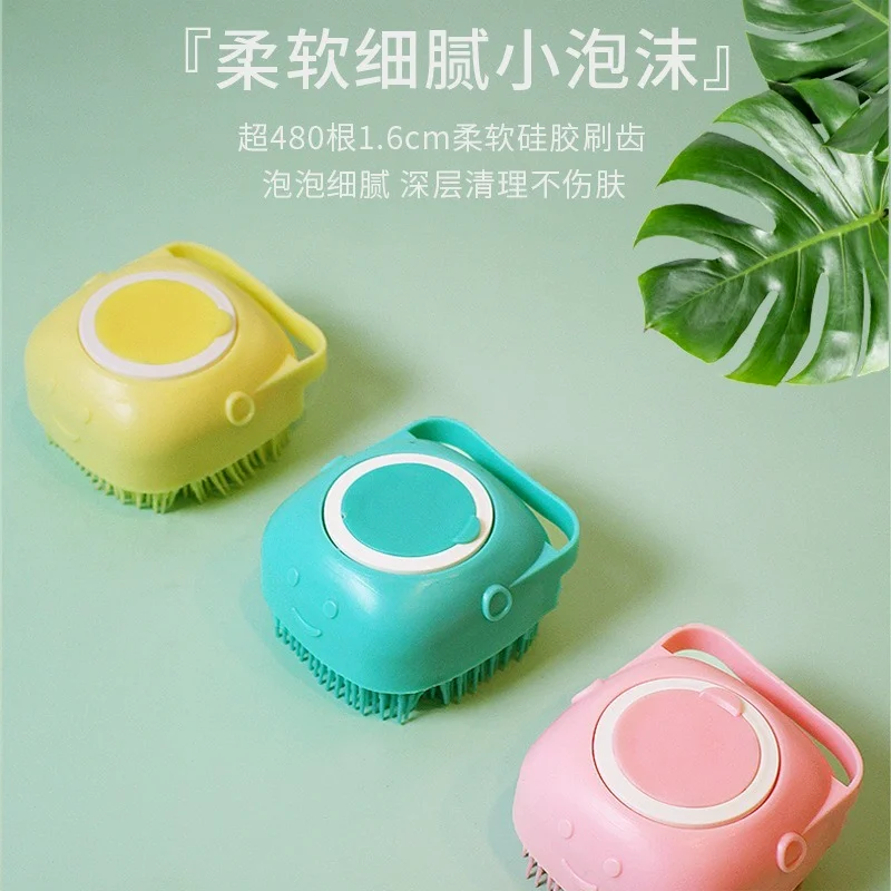 

Dog Massage Brush for Pets Pet Shop Everything for Dogs Soft Brush, Bathroom Puppy Dog Accessories for Dogs Shampoo Bath Brush