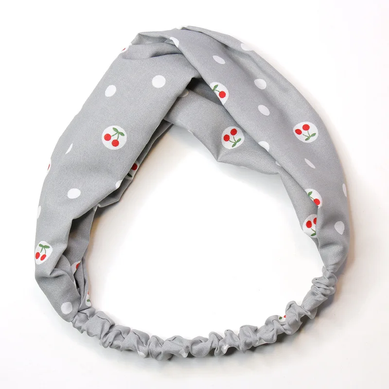 Повязка на голову с цветочным рисунком модная Оригинальная летняя повязка 2018 |