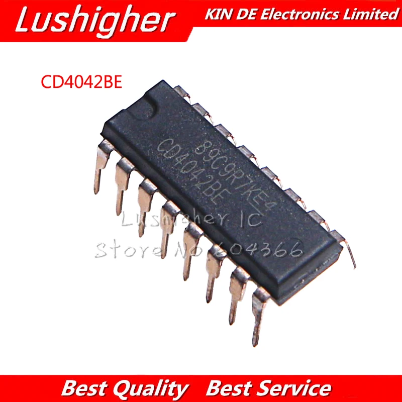 10 шт. CD4042BE CD4042BD DIP 16 CD4042 4042BE DIP|Интегральные схемы| |