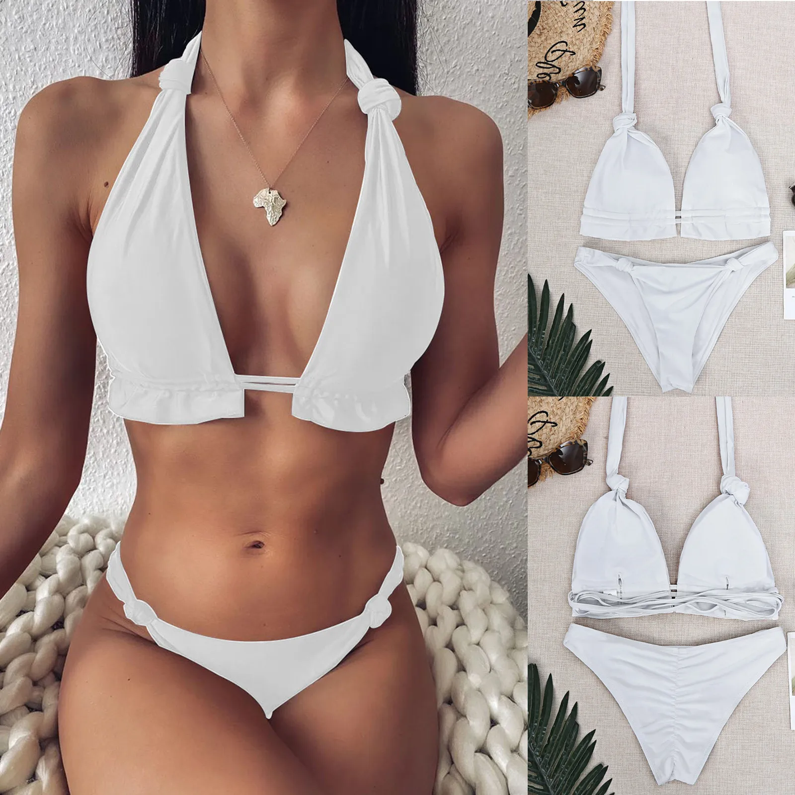 

Купальник-бикини женский с чашками пуш-ап