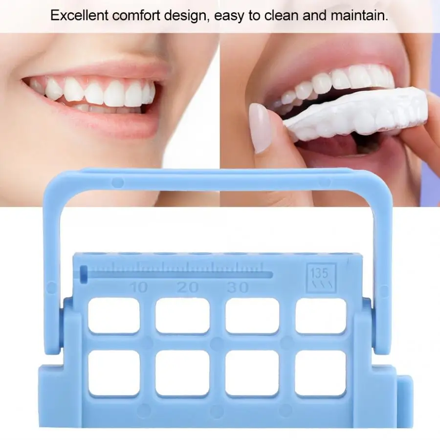 Переносная эндодонтическая дрель стойка для хранения с ясным масштабе корень