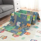 Коврик детский игровой складной, пенопластовый водонепроницаемый игровой коврик для ползания, детская комната