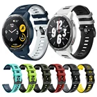 Силиконовый ремешок Easyfit для Xiaomi Watch Color 2, ремешок для смарт-часов Xiaomi Mi Watch, цветной спортивный ремешок, аксессуары для наручных часов