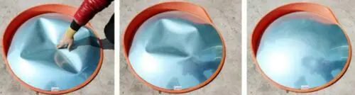 60cm Wide Angle Security Curved Convex Road PC Mirror Traffic Driveway Safety | Инструменты