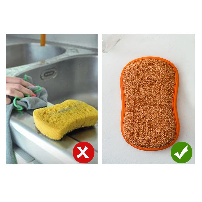 

10 pcs Super Fine Fiber Soft Antibacterial Water Absorption Kitchen Sponge Magic Sponge Kitchen Items Dropship Suppliers