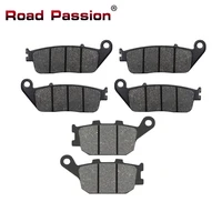 road passion motorcycle front and rear brake pads for honda vt1100 vt 1100 shadow 95 07 vt1300 10 15 vtx1300 03 13 vrx400 cbf500