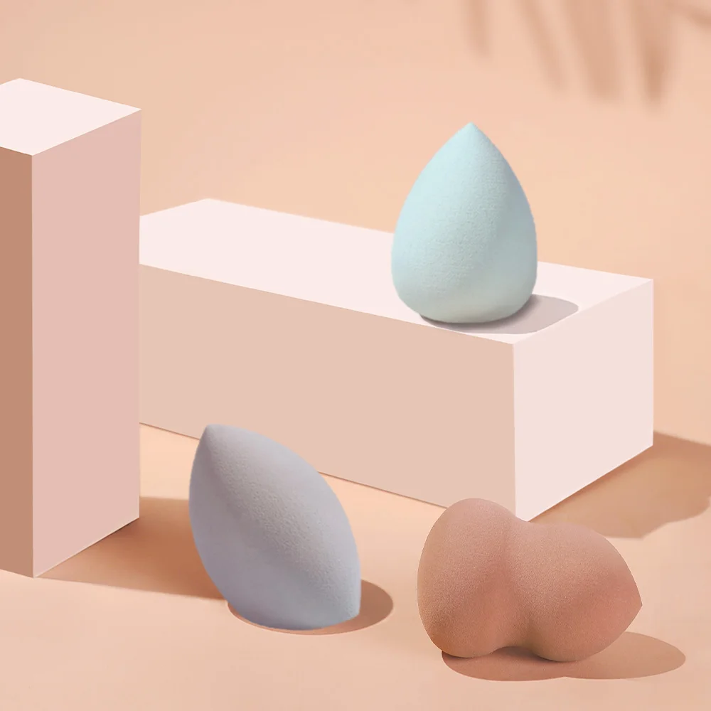 Смешной спонж для макияжа Elves блендер основы косметическая пудра точная